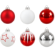 Display kerstballen 8 cm 12 stuks