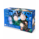 Lumineo Solar lichtslinger lampion wit 4,5 m