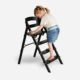 Kaos inklapbare kinderstoel Klapp eikenhout zwart 81 cm