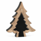 J-Line kerstboom mangohout zwart 30 cm 2-delig
