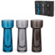 SENZA theelichthouder/vaas blauw 10 cm set van 3