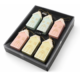 J-Line kerstballen glas House 12 cm set van 6