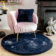Karpi vloerkleed Fay donkerblauw 120 cm